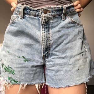 VINTAGE LEVIS ORANGE TAG SHORTS